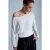 Dames Relaxed Boothals Lange Mouwen Blouse
