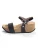 Bayton Sandaal ‘RUDY’  beige / zwart