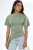 Overmaatse Crew Neck Drape Blouse