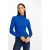 Morgan top met ingebreid patroon blauw