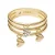 Fossil ring JA7304710 goudkleurig