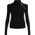 Mymo Trui met ribbels Dames zwart