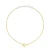 Armband Schakelketting Parels – 7 Echte Gecreëerde Zoetwaterparels Rond 3-4 mm