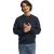 Marineblauwe sweater met relaxed fit en geborduurd Rigby Go-logo