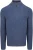 Steppin’ Out Half Zip Trui Lamswol Mid Blauw