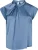 Neo Noir Top Fleur Drapy Blauw dames
