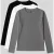 Dames Langarm T-Shirt met Ronde Hals