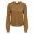 JDY gebreide geruite trui met glitters – camel