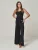 YOU LOOK PERFECT Huispak ‘LOUNGEWEAR SET  – Top Blossom & Pants Bailey’  zwart