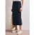 Midirok van tricot in effen kleur
