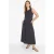 Mouwloze Scoop Neck Tanktop en Midi Rok Co-Ord Set