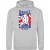 Lonsdale Heren-hoodie met het originele logo (Grijs)