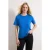 TRENDYOLMİLLA Dames Blauw Effen Lang Regular fit T-shirts