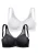 PETITE FLEUR BH  zwart / wit