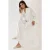 Gestructureerde V-hals Maxi-jurk met knoopdetails