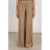 NUKUS wide leg high waist broek camel