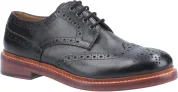 Cotswold Quenington Zwarte Leren Veterschoenen Voor Heren