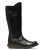 Fly London Dames Zwarte MOL 2 Leren Wedge Heel Kniehoge Rits Laarzen