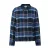 Blouse chemisier met ruitpatroon en plooien aan de achterkant voor dames s.Oliver