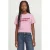 JJXX GIRL T-shirt met tekst – roze