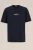 WE Fashion – Heren Relaxed fit T-shirt met opdruk – Relaxed Fit – Donkerblauw – Katoen –