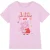 Peppa Pig T-shirt met de tekst ‘Meisjes en zussen zijn de beste vriendinnen’ van Peppa Pig (Roze)