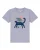 watabout.kids Shirt ‘Love and flex’  navy / duifblauw / groen