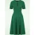 Topvintage exclusive ~ Solange swing jurk in smaragdgroen