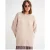 Oversized Geribbelde Trui met Ronde Hals