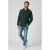 Cars regular fit overshirt met wafelstructuur – moss