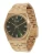 CLUSE Analoog horloge  goud / olijfgroen / wit