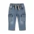 Dirkje tapered cargo jeans – denim mid. blue