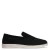Manfield – Heren – Zwarte suède loafers –