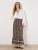 Apricot Rok  bruin / wit