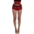 Bloemengeborduurde Hoge Taille Shorts