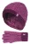 Heat Holders Kabelgebreide warme mutshandschoenenset voor meisjes – PP1P13