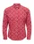 Only & Sons Overhemd ‘ONSElf Xmas’  cranberry / zwart / wit