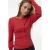 AWARE vest rood gebreid