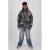 Vingino winterparka met print – zwart