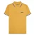 Lambretta Heren SS25 Driekleurige Polo Shirt (Goud)