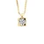 Ketting Diamond Solitaire 0070 Cts Geel Goud 18 Karaat