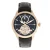 Heritor Automatische Gregory Semi-Skelet Leather-Band Horloge