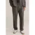WE Fashion loose geruite chino bruin