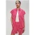 Zenggi Striped Oversized Top Carmine Rose