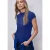 Street One Dames Basic shirt in Blauw