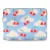 Wouf Laptoptas ‘Studio’  lichtbeige / lichtblauw / groen / rood