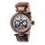 Heritor Automatische Ganzi Semi-Skelet Herenhorloge met Leren Band