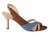 GIA COUTURE Vrouwen Multicolor Suede Leren Slingback Hakken Sandalen Schoenen