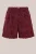 WE Fashion – Dames short met structuur – Regular fit – Donkerrood –