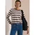 Sweatshirt met ronde hals en strepen